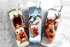 Christmas deer Christmas tumbler 20Oz. Tumbler Bundle Product Image 2