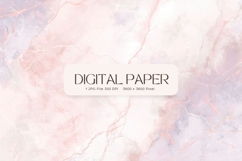 Pink Agate Marble Texture Background Wallpaper Backdrop_191 Product Image 1