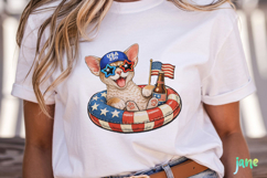 Patriotic Cat Collection PNG Product Image 2