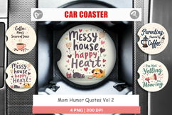 Car Coaster Mom Humor Quotes Product Image 1
