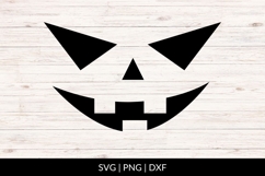Scary Jack O Lantern Face SVG Product Image 1