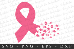 PInk Ribbon PNG | Breast Cancer Awareness Png Product Image 1