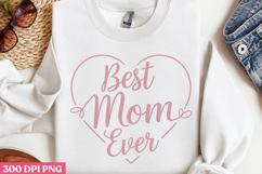 Best mom ever PNG, Retro Mother Sublimation PNG Product Image 2