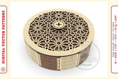 Box Organizer v5 - laser cut file - Glowforge ready SVG Product Image 1
