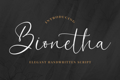 Bionetha - Elegant Handwritten Script Product Image 1