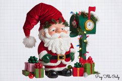 Christmas Festive gnome clipart Bundle PNG Product Image 2