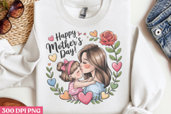 Floral Mama Mom Sublimation PNG Product Image 2