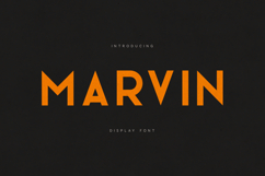 Marvin Bold Modern Geometric Display Font Product Image 1
