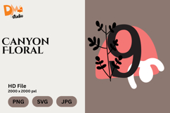Canyon Floral Monogram Product Image 1