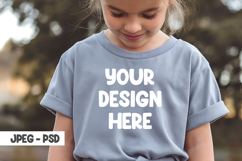 Cute girl model t-shirt mockup psd &amp; jpeg Product Image 1