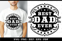 Best dad ever SVG, Dad Shirt, Fathers Day Quote SVG Product Image 1