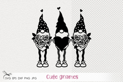 Cute gnomes svg files for cricut Product Image 1