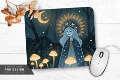 Enchanting Fantasy Forest Mouse Pad PNG Design Product Image 1