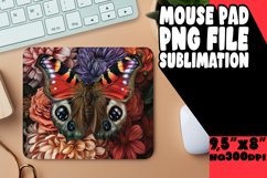 Butterfly Spring Mouse Pad Springtime Butterfly Mat Floral Product Image 1