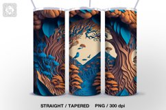 3d Landscape Tumbler Sublimations, 20 oz Tumbler Wraps Product Image 2