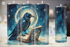 2 Raven Tumbler Sublimation, 20 oz Tumbler Wrap Product Image 2