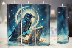2 Raven Tumbler Sublimation, 20 oz Tumbler Wrap Product Image 2