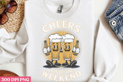 Cheers, taste the weekend PNG, Funny Beer Quotes Sublimation Product Image 2