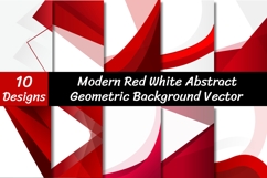 Modern Red White Abstract Backgrounds Vector Product Image 1