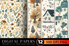Country Cottage core Seamless Pattern Product Image 1