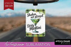 Dirty Martini Cocktail Air Freshener PNG Summer Drink PNG Product Image 1