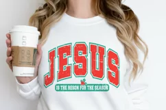 Jesus The Reason For The Season SVG, Faith Christmas Png Product Image 2