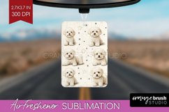 Cute Dogs Air Freshener PNG - Puppy PNG Sublimation Product Image 1