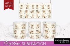 Cute Dogs Mug Wrap - Puppy Mug PNG Sublimation Product Image 1