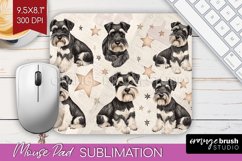 Cute Dogs Mouse Pad Sublimation - Puppy Mousepad PNG Product Image 1