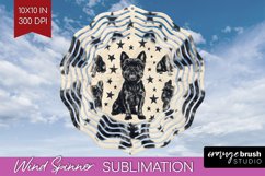 Cute Dogs Wind Spinner Sublimation PNG - Puppy Round Product Image 1