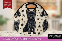 Cute Dogs Lunch Bag - Puppy Lunch Bug PNG Sublimation Product Image 1