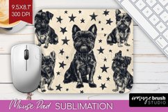 Cute Dogs Mouse Pad Sublimation - Puppy Mousepad PNG Product Image 1