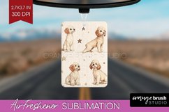Cute Dogs Air Freshener PNG - Puppy PNG Sublimation Product Image 1