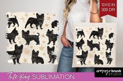 Cute Dogs Tote Bag - Puppy Tote Bag PNG Sublimation Product Image 1