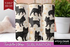 Cute Dogs Tumbler Wrap - Puppy Tumbler PNG Sublimation Product Image 1