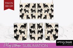 Cute Dogs Mug Wrap - Puppy Mug PNG Sublimation Product Image 1