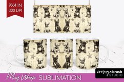 Cute Dogs Mug Wrap - Puppy Mug PNG Sublimation Product Image 1