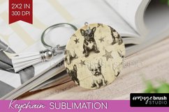 Cute Dogs Keychain PNG - Puppy Keychain Sublimation Product Image 1