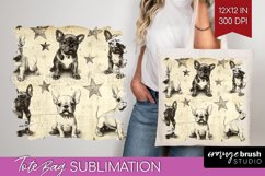 Cute Dogs Tote Bag - Puppy Tote Bag PNG Sublimation Product Image 1