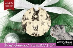 Cute Dogs Ornament PNG - Puppy PNG Sublimation Product Image 1