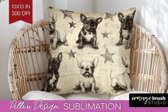 Cute Dogs Pillow Sublimation - Puppy Pillow Cover PNG Product Image 1