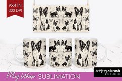 Cute Dogs Mug Wrap - Puppy Mug PNG Sublimation Product Image 1