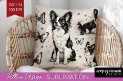 Cute Dogs Pillow Sublimation - Puppy Pillow Cover PNG Product Image 1