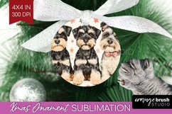 Cute Dogs Ornament PNG - Puppy PNG Sublimation Product Image 1