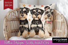 Cute Dogs Pillow Sublimation - Puppy Pillow Cover PNG Product Image 1