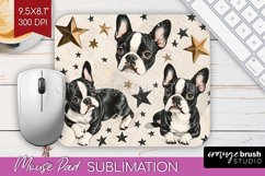 Cute Dogs Mouse Pad Sublimation - Puppy Mousepad PNG Product Image 1