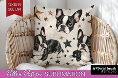 Cute Dogs Pillow Sublimation - Puppy Pillow Cover PNG Product Image 1