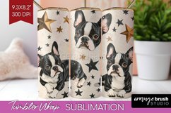 Cute Dogs Tumbler Wrap - Puppy Tumbler PNG Sublimation Product Image 1