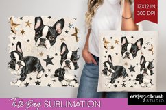 Cute Dogs Tote Bag - Puppy Tote Bag PNG Sublimation Product Image 1