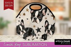 Cute Dogs Lunch Bag - Puppy Lunch Bug PNG Sublimation Product Image 1
